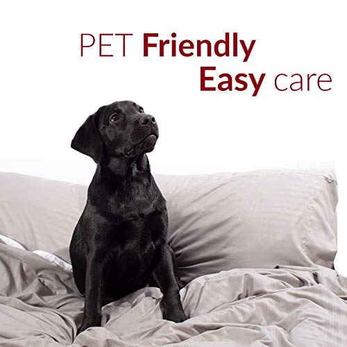 Mellanni Extra Deep Pocket King Size Sheets 4 Piece Iconic Collection Bedding Sheets