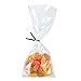 Outus 300 Pack Clear Treat Bags Clear Cello Bags with 320 Pieces Twist Ties 8 Colors for Wedding Cookie Gift Candy Buffet Supply Valentine Chocolates(4 x 9 Inches)