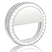 Selfie Light,WaterLuu Selfie Ring Light for Camera [Rechargable Battery] Selfie LED Camera Light [36 LED] for iPhone iPad Sumsung Galaxy Photography Phones (White)