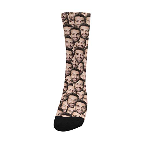 Custom Face Socks Multiple Faces, Your Photo on Socks for Men Women Dad