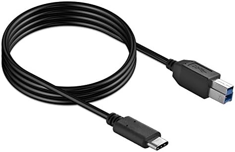 USB Type C to Printer Scanner Cable,USB C Cable Type C 3.1 to USB B Male Adapter for Apple MacBook Nokia N Apple TV 4th Generation Other Type-C Devices (Black, 3.28ft/1m)
