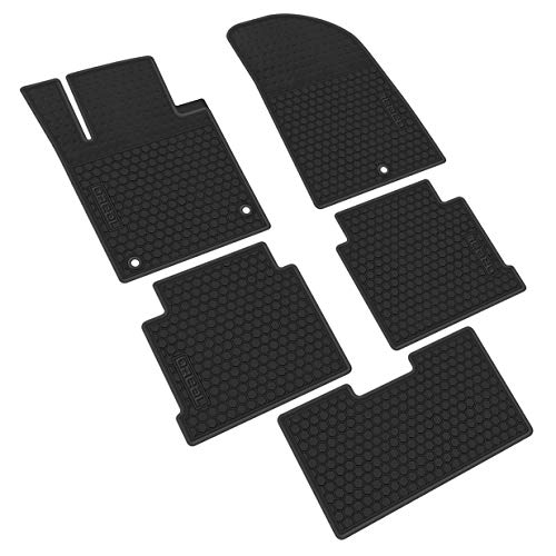iallauto All Weather Floor Liners Custom Fit Hyundai Sonata 2015 2016 2017 2018 2019 Heavy Duty Rubber Car Mats Vehicle Carpet Odorless-Full Black