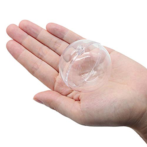 1 UNIQLED+Plastic+Fillable+Christmas+Ornament