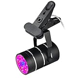 LED Grow Light Bulb, Spectrum 9W Adjustable Plant Light with 360°Flexible Clamp Base for Indoor Plants, Grow Lamp for Garden Greenhouse Organic by Aokey