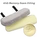 Chair Armrest Pads and Memory Foam Elbow Support Pillow-Relieve Forearm Pressure,Universal Fit for Home or Office Chair (M)