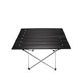 MAGARROW Lightweight Aluminum Portable Black Folding Camping Outdoor Table