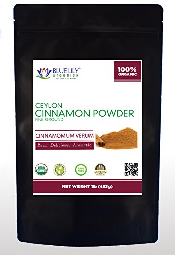 Blue Lily Organics Ceylon Cinnamon Powder - 1 Lb - Certified Organic