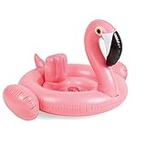 Amxylife Pink Flamingo Baby Swim Ride-On Float Swimming Pool Toys Inflatable Swimming Ring for Kids (31