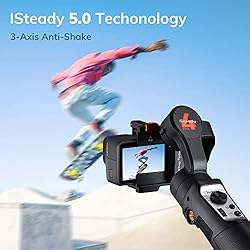 3 Axis Gimbal Stabilizer, Handheld Tripod Mount for