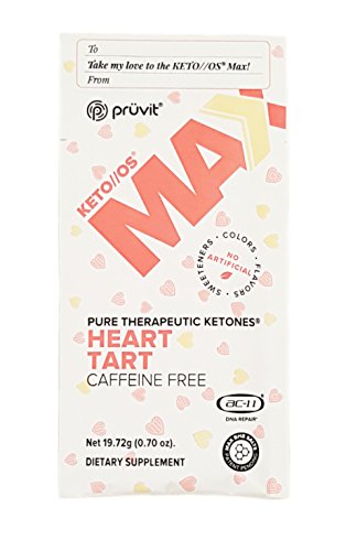 Pruvit KETO OS MAX Heart Tart Caffeine Free 5 Pack