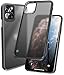 TOZO for iPhone 11 Pro Case 5.8 Inch (2019) Hybrid PC+TPU Soft Grip Matte Finish Clear Back Panel Cover for iPhone 11 Pro (Semi Transparent Black)