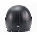 AUTOPDR Open Face Vintage Motorcycle Helmet PU Leather Harley Helmets 3/4 Motorcycle Chopper Bike Helmet with Goggle Mask M(57-58cm)