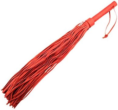 Rouge Garments Leather Handle Flogger, Red, 37 - Image 3