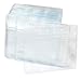 TOPWEL Clear Plastic Horizontal Name Tag Badge ID Card Holders Pack of 100PCS