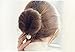 YABINA 2 Pcs Pearl Foam Sponge Magic Clip French Twist Hairstyle Donut Bun Ponytail Former Maker Hairstyle Must-haves Tool Accessories