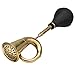 Kings County Tools Vintage Automobile Horn | Made of Solid Brass and Rubber | 16-Inches Long | Mounts to Bike or Cart | Squeeze for a Retro Honk | Hand Crafted