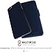 Dreem Fibonacci 2-in-1 Wallet-Case for iPhone 6-Plus & 6s-Plus, Magnetic Detachable PC Slim-Case, Luxury Vegan Leather, RFID Protection, Smart 2-Way Stand, Gift-Box - Royal