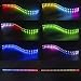 ALITOVE Addressable RGB PC LED Strip ARGB Magnetic PC Case Strip Light for ASUS Aura SYNC Gigabyte RGB Fusion MSI Mystic SYNC ASRock Polychrome RGB 3 pin 5V ADD Header Motherboard, 36cm 21 LED, 2pcs