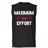 Maximum Effort Workout: Unisex Cotton Sleeveless T-Shirt