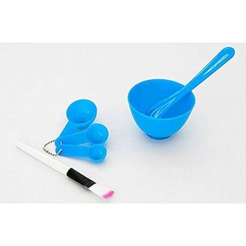 Rosallini Packed 4 In 1 Facial DIY Mask Bowl Brush Spoon Tools Set Blue Beauty & Personal Care, Skin Care, Face, Treatments & Masks, Masks
