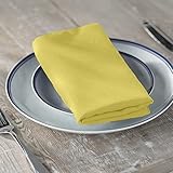 LA Linen 10-Pack Poly Poplin Napkin, Soft Cloth