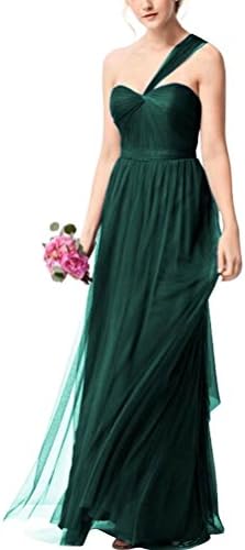 Sheath Strapless Tulle Floor Length Long Black Infinity Convertible Bridesmaid Dress
