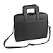 NuFazes Portfolio 3 Ring Binder Organizer- Padfolio Briefcase with Retractable Handle and Zippered File Divider
