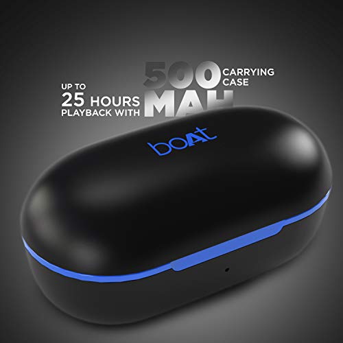 boAt Airdopes 441 TWS Ear-Buds with IWP Technology, Immersive Audio, Up to 30H Total Playback, IPX7 Water Resistance, Su