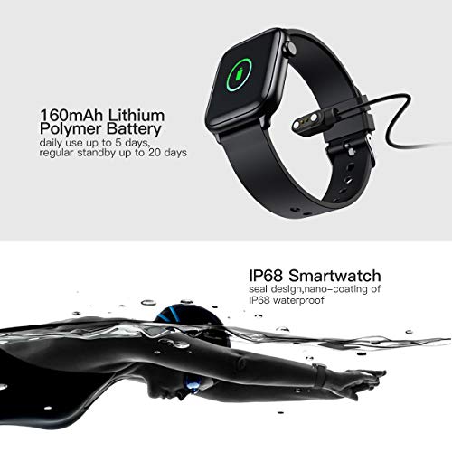 Smart Watch Fitness Tracker,Body Temperature Monitor Blood pressure