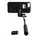 AROTAO IPhone Case with Selfie Stick Bluetooth Extendable for iPhone 6/6s, iPhone7 (Black)