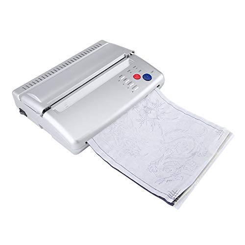 Homgrace Tattoo Stencil Transfer Machine, Thermal Copier Printer with Paper Pack for Tattoo Transfer