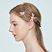 ElekFX Hair Clip Beauty Hair Pin Dragonfly Design Headband for Women and Girls - Pink【2 PACK】