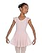 Capezio Little Girls' Flutter-Sleeve Dress Leotard,Pink,T (2-4)