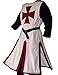 Taoliyuan Mens Crusader Costume Halloween Medieval Templar Renaissance Knight Warrior Tunic Retro Cosplay Cloak Robe, A-wine, X-Large