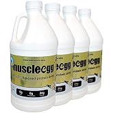 MuscleEgg 4 Half-Gallons Vanilla Liquid Egg Whites (Cage-Free)