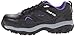 Skechers for Work Women's D'Lite SR Slip Resistant Work Shoe,Black/Purple,7.5 M US