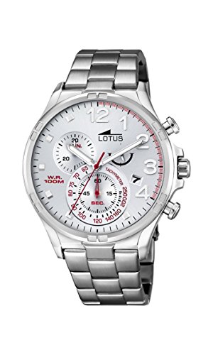 Lotus Reloj Analógico para Hombre de Cuarzo con Correa en Cuero 10126_1