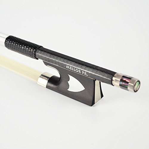 Diamond Carbon Fiber Violin Bow Beautiful Frog Melody Tone Great Elasticity and Hardness MELLOR Professional Levle P2