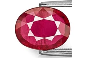 SirDaksh Burma Ruby 3.20 Carat Lab Certified Natural Top Quality Real Beautiful Oval Shape Ruby Loose Stone