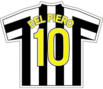 Amazon デルピエロ ユベントス 10 ユニフォームステッカー ノーブランド ステッカー マグネット