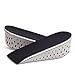One Pair Hard Breathable Memory Foam Height Increase Insole Invisible Increased Heel Lifting Inserts Shoe Lifts Shoe Pads Elevator Insoles for Men Women (2cm Height)