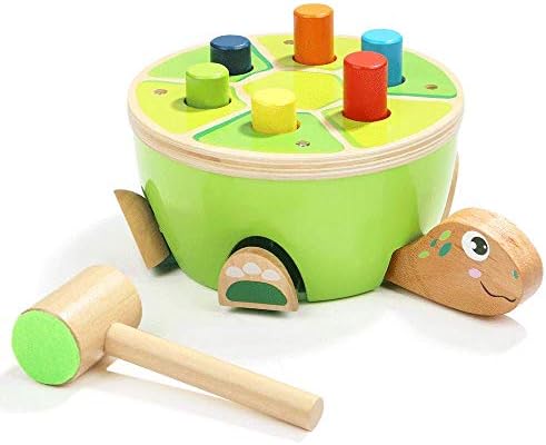 子供のおもちゃベビーベビーハンマーは おもちゃのロジックを叩く初期の教育の考えを打つ小さな亀の知的発達のおもちゃ