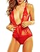 Avidlove Women Sexy Lingerie Deep V One Piece Teddy Bodysuit