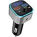 Bluetooth FM Transmitter for Car, Quick Charge 3.0 USB Wireless Radio Transmitter Adapter, Support USB Flash Drive, Microsd Card, Handsfree Car Kit