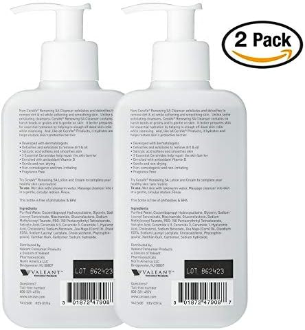 cerave renewing sa cleanser 16 oz