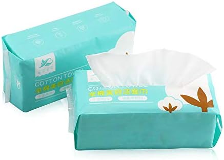本物 洗顔ティッシュ コットンパフ 使い捨て ペーパータオル コットン 洗顔タオル 顔拭きタオルシート 使い捨てタオル 80枚 顔拭きシート