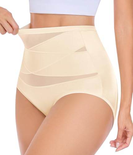 UMIPUBO Women's Panties High Waisted Briefs Seamless Briefs High Waist Invisible Underwear Comfortable and Soft Elastic Underwear Women