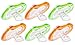 Munchkin Latch Lightweight Pacifier 3+ Months, 6 Pack, Green/Orange