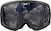Retrospec Traverse G1 Ski, Snowboard, and Snowmobile Goggles, Obsidian / Smoke Lens