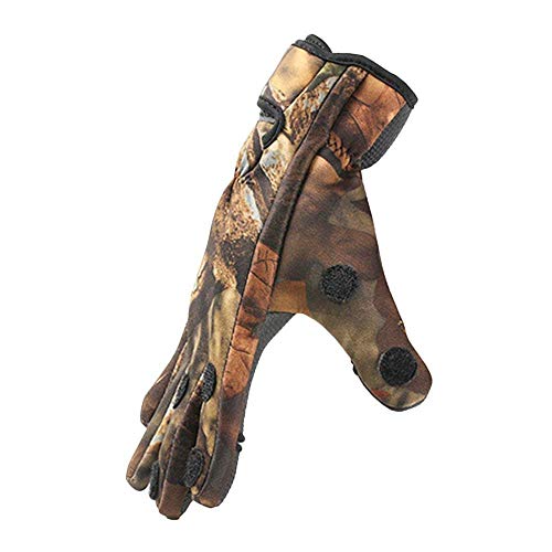 ICE SEA Neopren-Anti-Rutsch-Angelhandschuhe, mit Daumen und Index und Mittelfingerkappen, ideal für Eisangeln… – Bild 6